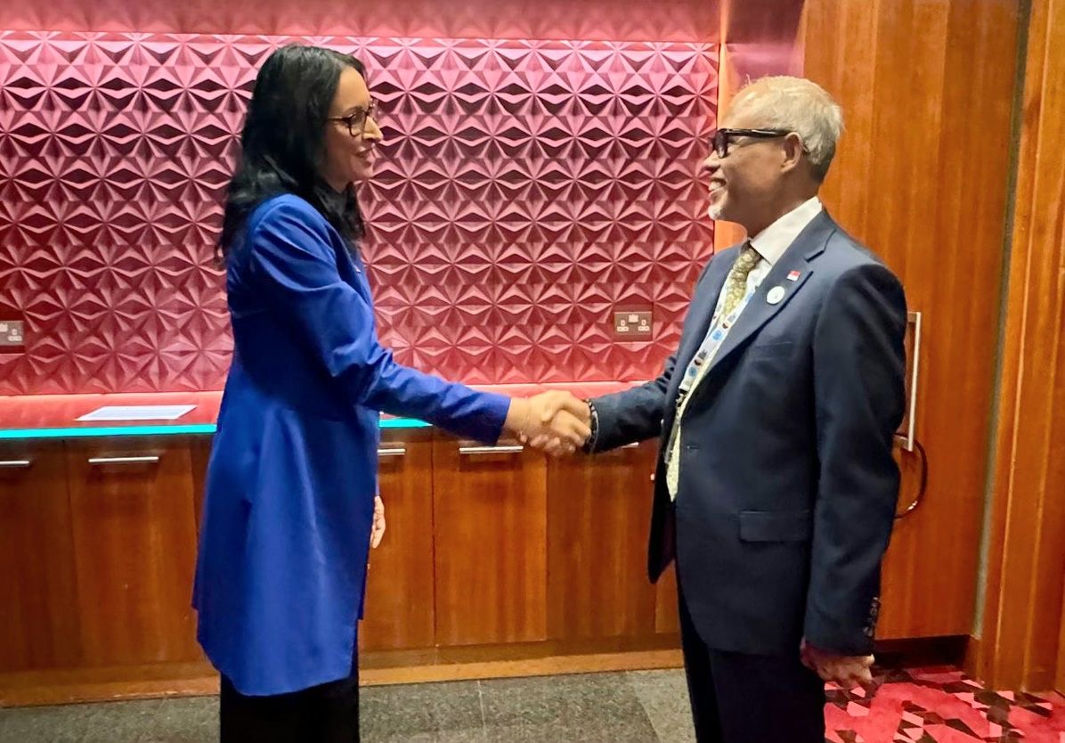 Сусрет министра Јелене Жарић Ковачевић са министром Сингапура Масагосом Зулкифлијем на маргинама Светског самита у Катару